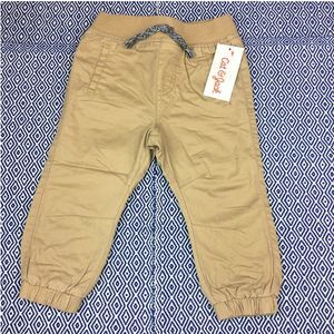 Cat & Jack Boys Tan Pants 12M Infant  NWT